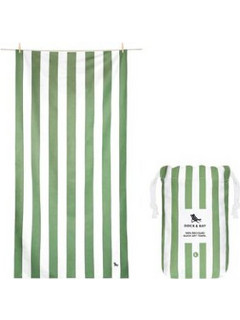 Dock & Bay Cabana Πετσέτα Θαλάσσης Microfiber Χακί 80x160cm
