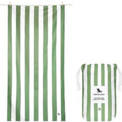 Dock & Bay Cabana Πετσέτα Θαλάσσης Microfiber Χακί 80x160cm