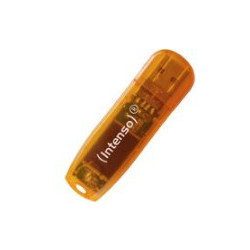 Intenso Rainbow Line 32GB USB Stick 2.0 με USB-A Πορτοκαλί