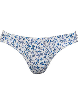 Rock Club Mediteraneo Bikini Slip Floral Λευκό Μπλε BP-3423-535