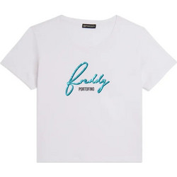 Freddy Γυναικείο Αθλητικό T-Shirt Λευκό S26WTEET2-WC