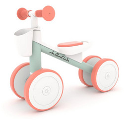 Chillafish Quadi Racer Παιδικό Ποδήλατο Ισορροπίας Πράσινο Mint Ροζ CPQR01BRP