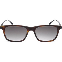 Safilo CALIBRO 02/S N9P Ανδρικά Γυαλιά Ηλίου Τετράγωνα Κοκάλινα Ταρταρούγα με Γκρι Φακό