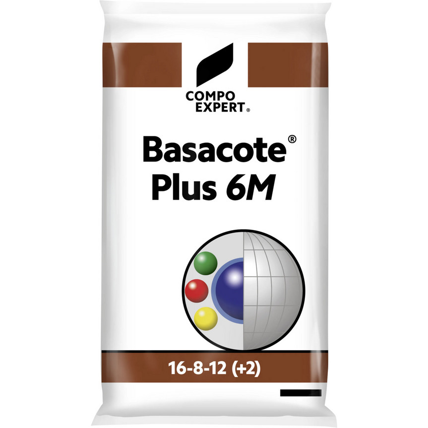 Compo Basacote Plus 6M Κοκκώδες Λίπασμα Βραδείας Αποδέσμευσης 16-8-12 ...