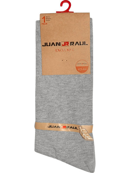Juan Raul Ανδρικές Κάλτσες Ψηλές Γκρι 1-222-1-16-1304