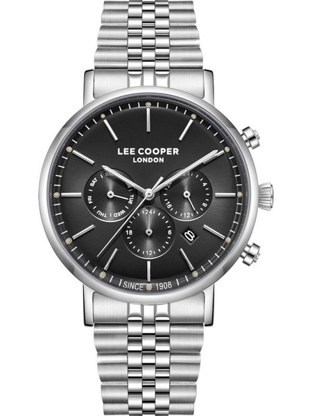 Lee Cooper Ανδρικό Ρολόι με Ασημί Μεταλλικό Μπρασελέ LC08372.350