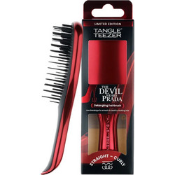 Tangle Teezer Mini The Devil Wears Prada Βούρτσα Μαλλιών για Ξεμπέρδεμα & Σγουρά Μαλλιά Κόκκινη