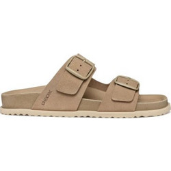 Geox Γυναικεία Σανδάλια Suede Μπεζ D558RA 00022 C6738