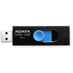 Adata UV320 32GB USB Stick 3.2 Gen 1 με USB-A Μαύρο