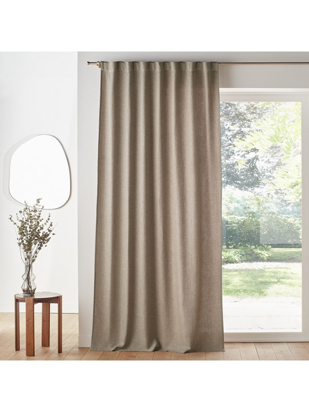 La Redoute Κουρτίνα με Θηλιές 140x180 Montego 350323340 Φυσικό