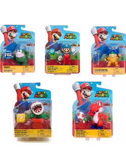 Jakks Pacific Super Mario Wave 39 Διάφορα Σχέδια