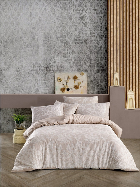 Mc Decor Σετ Σεντόνια Μονά Βαμβακερά 170x240 Ayla Ecru