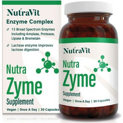 NutraVit Enzyme Complex 30 Κάψουλες