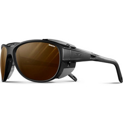 Julbo 457008 Ανδρικά Γυαλιά Ηλίου Τετράγωνα Κοκάλινα Μαύρα με Καφέ Φακό