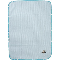 Dimcol Aviator 183 Κουβέρτα Αγκαλιάς Πικέ 80x110 Γαλάζια