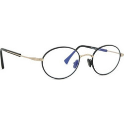 Tom FT5973-B 005 Ανδρικός Σκελετός Γυαλιών Οράσεως Μεταλλικός Χρυσός Μαύρος