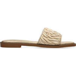 Mexx Δερμάτινα Γυναικεία Σανδάλια Χρυσά MI001604461W-8500
