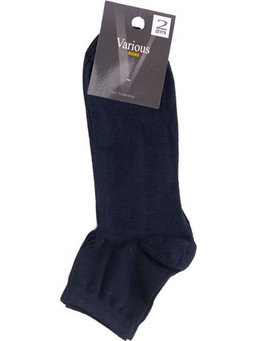 Dream Socks Ανδρικές Κάλτσες Κοντές Navy Μπλε 2Pack 91