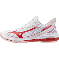 Mizuno Wave Exceed Tour 7 Γυναικεία Αθλητικά Παπούτσια για Τένις Λευκά Κόκκινα 61GA2671-62