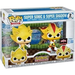 Funko Pop! Games Sonic The Hedgehog Super Sonic & Super Shadow Special Edition
