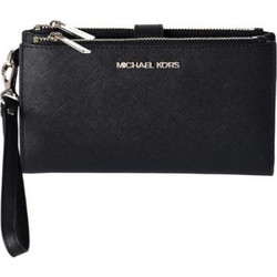 Michael Kors Μικρό Γυναικείο Πορτοφόλι με Clip & Φερμουάρ Μαύρο 35F8GTVW0L