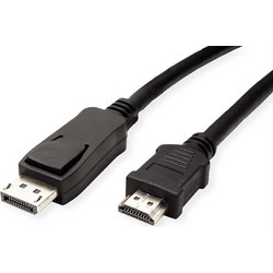 Value Καλώδιο DisplayPort 1.1 to DisplayPort Male 1.5m Black 11.99.5779