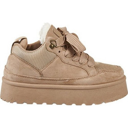Mitsuko Γυναικεία Sneakers Flatforms Μπεζ GS10065W-BEI