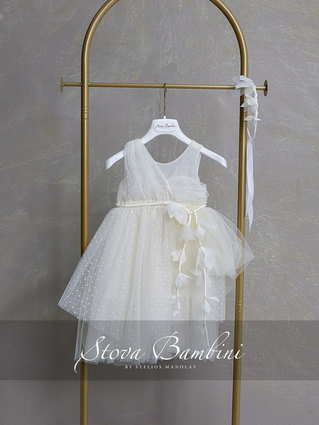 Stova Bambini Βαπτιστικό Φόρεμα 2τμχ SS26-G04