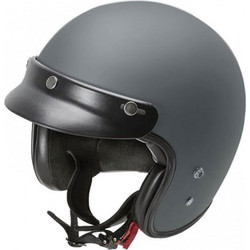 Garibaldi G02X Fiberglass Matt Grey Κράνος Μηχανής Jet 1050gr