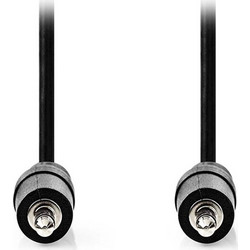 Nedis Καλώδιο Κεραίας Coax Male to Coax Male 2m Black CAGL22000BK20