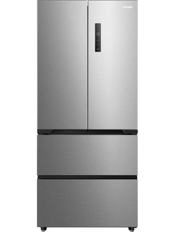 Eskimo RFD515DIN Ψυγείο Ντουλάπα 515lt Full No Frost Υ191xΠ83.3xΒ60cm Inox