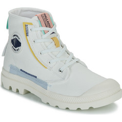 Palladium Γυναικεία Sneakers Μποτάκια Λευκά 99183-116-M