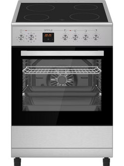 Omnys EC6809DPIN Κουζίνα Ηλεκτρική 80lt με Κεραμικές Εστίες 60cm