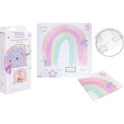 Κουβέρτα Φωτογράφισης για Κορίτσι Rainbow Rabbit Ροζ