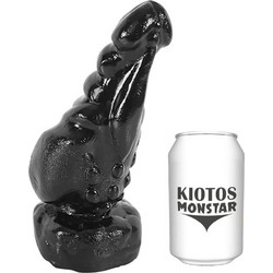 Kiotos Monstar Rex Dildo με Βεντούζα 23cm Μαύρο