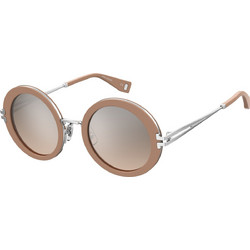 Marc Jacobs MJ1102S FWM Γυναικεία Γυαλιά Ηλίου Στρογγυλά Μεταλλικά Ασημί με Γκρι Φακό