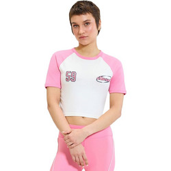 Ellesse Vamaveche Γυναικείο Αθλητικό Crop Top Λευκό SGA22694-904