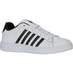 K-Swiss Court Tiebreak II Ανδρικά Sneakers Λευκά Μαύρα 04413-191