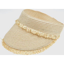 Verde Γυναικείο Καπέλο Visor Ψάθινο Μπεζ 05-0840