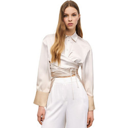 Access Γυναικείο Χειμερινό Crop Κρουαζέ Top Εκρού 53-7030-0032