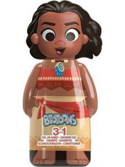 Disney Princess Moana Vaiana Παιδικό Σαμπουάν Conditioner & Αφρόλουτρο για Επανόρθωση 300ml