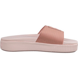 Puma Γυναικείες Παντόφλες Καλοκαιρινές Flatforms Σομόν 366122-01
