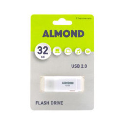 Almond Prime 32GB USB Stick 2.0 με USB-A Λευκό