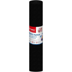 Motarro Χαρτί Γκοφρέ Μαύρο 50x250cm M17011