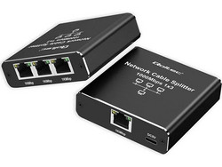 Qoltec 52294 Unmanaged L2 Switch με 2 Θύρες Ethernet 1000Mbps