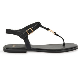 Exe Γυναικεία Σανδάλια Suede Μαύρα W419A0371-817