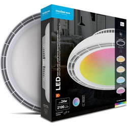 Modee Lighting ML-CLRGB-3CCT24W-F1W Ανεμιστήρας Οροφής 54cm 30W με Φως & Τηλεχειριστήριο