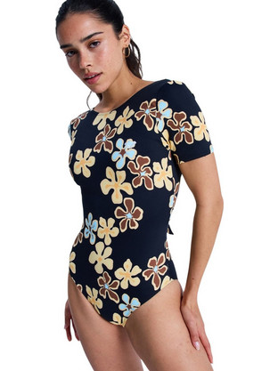 Roxy SUN BABE Ολόσωμο Μαγιό Μαύρο Πολύχρωμο ERJWR03901-KVJ8