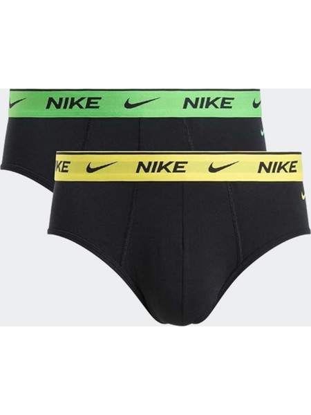 Nike Ανδρικά Σλιπ Βαμβακερά Μαύρα 2Pack KE1287-JMZ