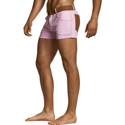 Modus Vivendi Suede Ανδρικό Σορτς Υφασμάτινο Ροζ/Καφέ 32561